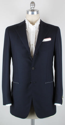 Luigi Borrelli Navy Blue Sportcoat – Size: 46 US / 56 EU
