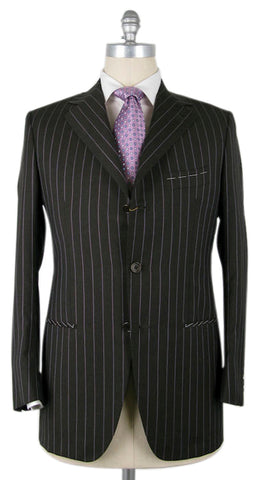 Luigi Borrelli Brown Suit – Size: 40 US / 50 EU