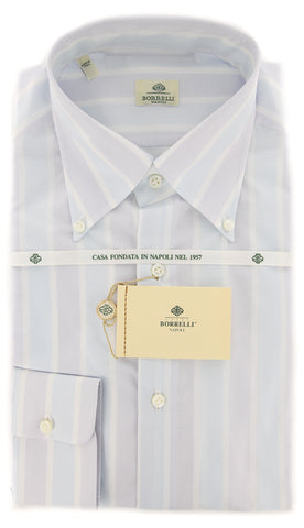 Luigi Borrelli Light Blue Shirt - 15.75 US / 40 EU