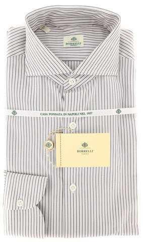 Luigi Borrelli Brown Shirt - 15.75 US / 40 EU
