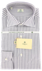 Luigi Borrelli Midnight Navy Blue Shirt - 16/41 - (EV64680GIANNI)