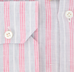 Luigi Borrelli Light Gray Shirt - Extra Slim - 15/38 - (EVTS208RINALDO)