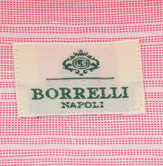 Borrelli Red Striped Shirt - Extra Slim - 16.5/42 - (EVTS4244GIANNI)