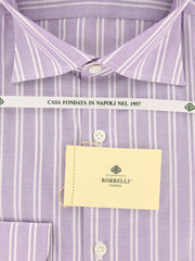 Borrelli Lavender Purple Shirt - Extra Slim - 17/43 - (EVTS4300GIANNI)