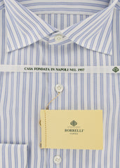 Luigi Borrelli Light Blue Shirt - Extra Slim - 17/43 - (EVTS4888GIANNI)