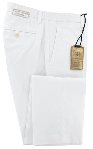 Luigi Borrelli White Pants - 40 US / 56 EU