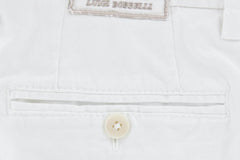 Luigi Borrelli White Pants - Extra Slim - 40/56 - 10SLIMCERNP012BIANCO
