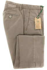 Borrelli Brown Pants - Extra Slim - 30/46 - (10SLIMCERNP012MANDORIA)