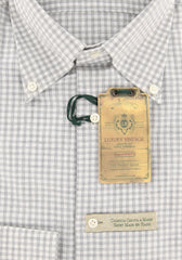 Borrelli Light Gray Shirt - Extra Slim - 15.75/40 - (EV415930VALERIO)