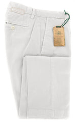 Luigi Borrelli Light Gray Pants - 40/56 - (10SLIMCERNP012MALTA)