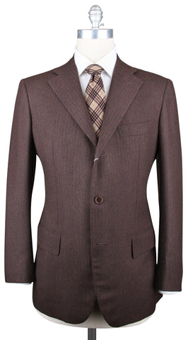 Orazio Luciano Brown Suit – Size: 40 US / 50 EU