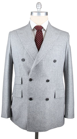 Orazio Luciano Light Gray Suit – Size: 46 US / 56 EU