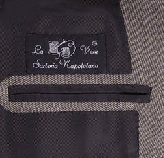 Orazio Luciano Beige Wool Solid Coat - 3 Button - Size M (US) / 50 (EU)