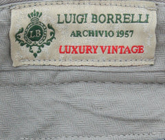 Luigi Borrelli Gray Solid Pants - 36/52 - (10SLIMCERN/LDY/MASTICE)