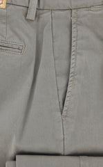 Luigi Borrelli Gray Solid Pants - 40/56 - (10SLIMCERN/LDY/MASTICE)