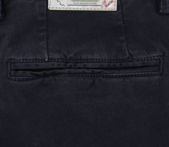 Luigi Borrelli Navy Blue Solid Pants - 40/56 - (10SLIMCERN/LDY/NAVY)