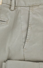Luigi Borrelli Beige Solid Pants - 30/46 - (10SLIMCERN/LDY/TENDA)