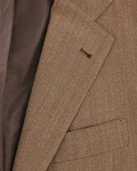 Orazio Luciano Brown Wool Solid Sportcoat -  40/50 - (2BOTTONI5330)