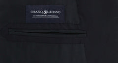 Orazio Luciano Midnight Navy Blue Wool Suit - (3BFDLAUT0132) - Parent