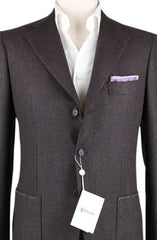 Orazio Luciano Brown Solid Sportcoat - 38/48 - (A9494)