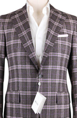 Orazio Luciano Brown Wool Plaid Sportcoat - 38/48 - (436069)