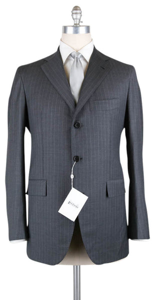 Orazio Luciano Gray Wool Striped Suit -  42/52 - (FINTO3BOT6036)