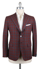 Orazio Luciano Orange Wool Plaid Sportcoat - 40/50 - (OLSPTCHKR6X11)