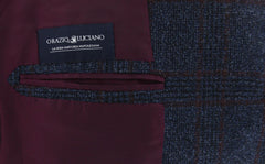 Orazio Luciano Dark Blue Plaid Sportcoat - (OLPLDR6X12) - Parent