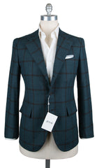 Orazio Luciano Blue Window Pane Sportcoat - 40/50 - (FINTO3B93160944)