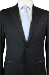 Principe d'Eleganza Charcoal Gray Wool Suit - 44/54 - (B90TASGRIGIO)