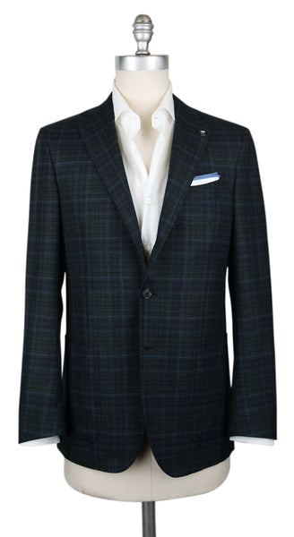 Principe d'Eleganza Dark Green Plaid Sportcoat - (PE102176) - Parent