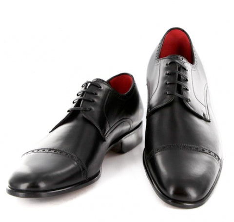 Paolo Scafora Black Shoes – Size: 7.5 US / 6.5 UK