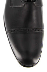 Paolo Scafora Black Shoes - Lace Ups - 7.5/6.5 - (GENRUSS/BOL/FERNERO)