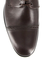 Paolo Scafora Dark Brown Shoes - 8/7 - (GENRUSS/BOL/FERTMORO)
