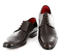 Paolo Scafora Dark Brown Shoes - 10.5/9.5 - (GENRUSS/BOL/FERTMORO)