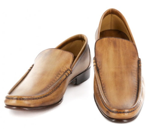Paolo Scafora Caramel Brown Shoes - 6.5/5.5 - (M/TUB/TB01SORRENTO)