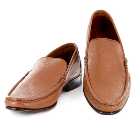 Paolo Scafora Caramel Brown Shoes - Loafers - 7/6 - (M/TUB/TB01CUOIO)