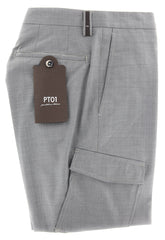 PT Pantaloni Torino Gray Pants - Extra Slim - 26/42 - (COVSOMC002220)