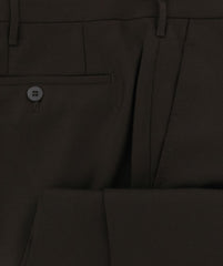 Rota Dark Brown Solid Pants - Full - (STEWE2C72013) - Parent