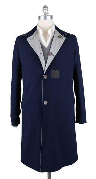 Sartorio Napoli Navy Blue Reversible Coat -  40/50 - (SG0008S495702)