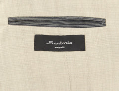 Sartorio Napoli Beige Cotton Solid Sportcoat - (SA10261711) - Parent