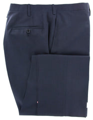 Sartorio Napoli Navy Blue Wool Striped Suit -  43/53 - (UA250S284714)