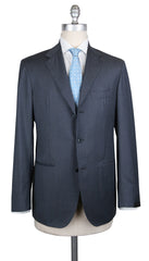 Sartorio Napoli Charcoal Gray Wool Striped Suit - 38/48 - (SA920177)