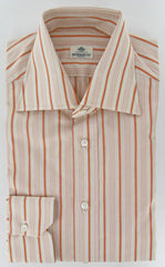 Luigi Borrelli Orange Shirt 15.75/40