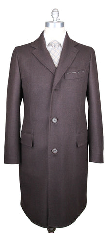 Luigi Borrelli Brown Coat – Size: 42 US / 52 EU