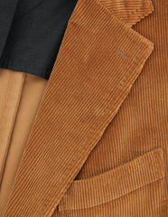 Stile Latino Light Brown Corduroy Solid Sportcoat - 46/56 - (GUTUAREG)