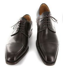 Sutor Mantellassi Dark Brown Shoes - Cap Toe - 11.5/10.5 - M10242SC73