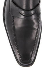 Sutor Mantellassi Black Shoes - Penny Loafers - 7.5/6.5 - (1026NERO)