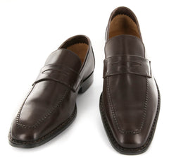 Sutor Mantellassi Brown Shoes - Penny Loafers - 7/6 - (M10792028)