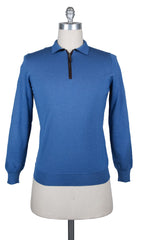 Svevo Parma Blue Sweater - 1/4 Zip - Large/52 - (6107SA13MP062729)